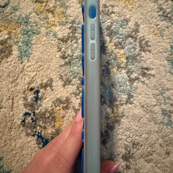 BaubleBar Blue Phone Case with Bold Raised Lettering - Picture 4 of 4